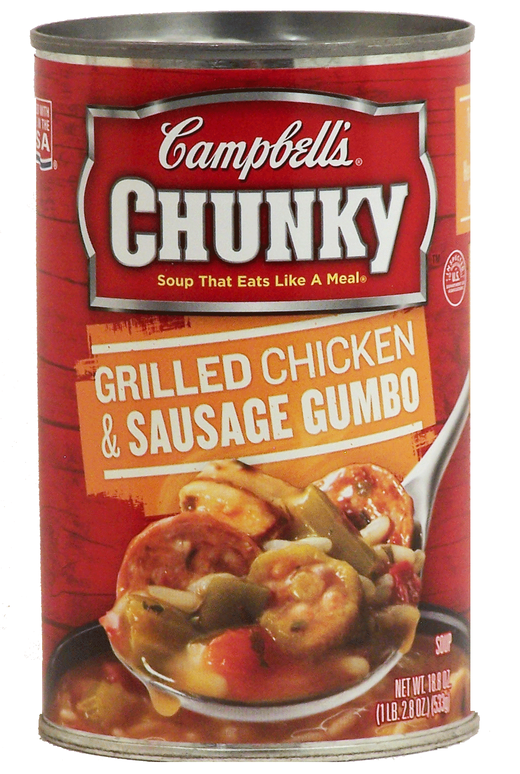 Campbell's Chunky grilled chicken and sausage gumbo soup that eats like a meal Full-Size Picture